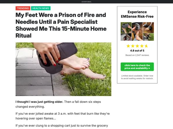 Foot Massager With Sidebar CTA thumbnail