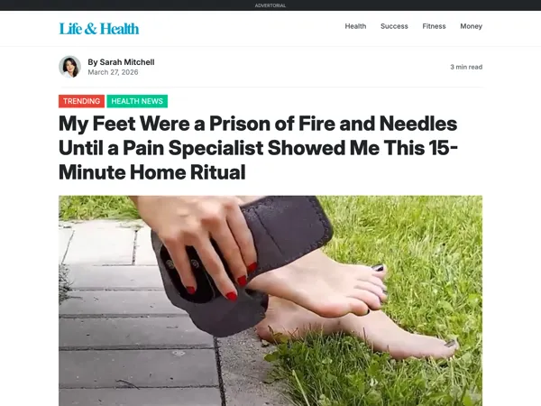 Foot Massager Ecommerce Advertorial thumbnail