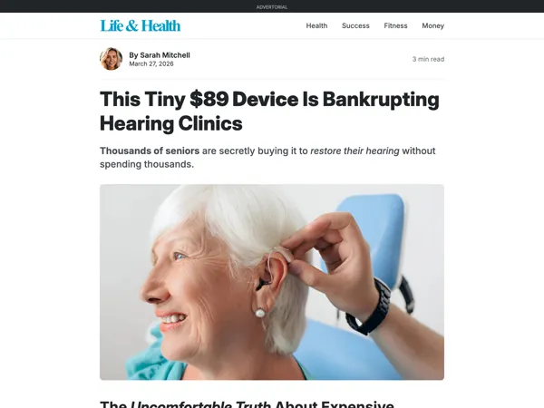 Hearing Medical News Advertorial thumbnail