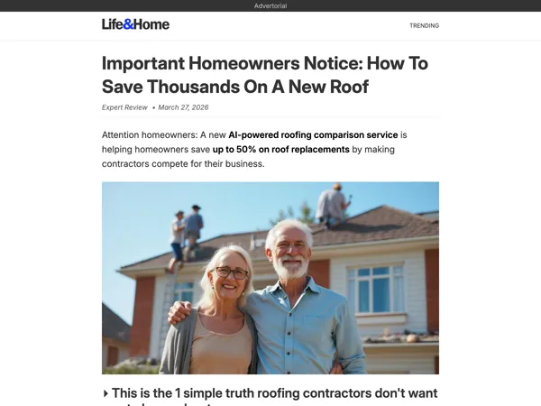 Roofing Lead Generation Advertorial thumbnail