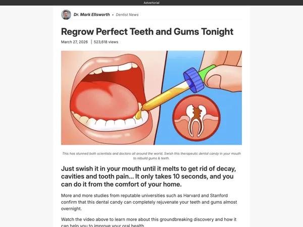 Teeth Health Advertorial thumbnail